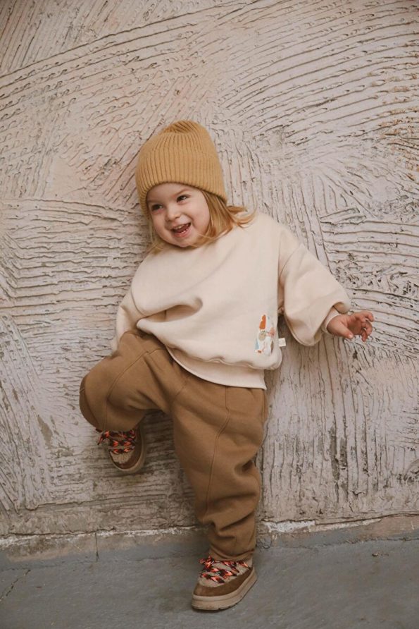 OhlalaKoala Fisherman Neck Fleece Tracksuit Set 1-5 Years