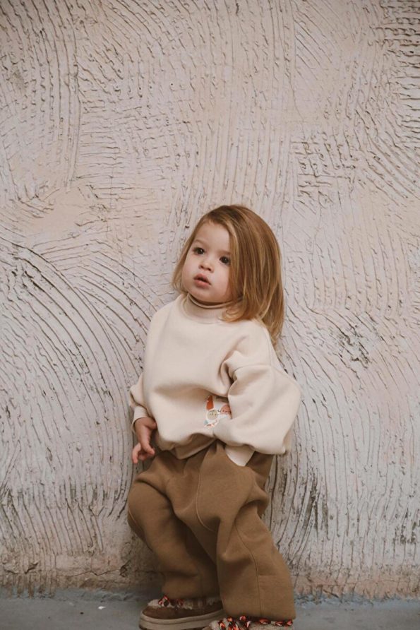OhlalaKoala Fisherman Neck Fleece Tracksuit Set 1-5 Years