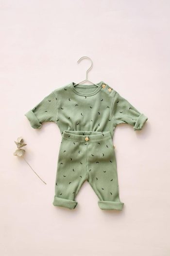 OhlalaKoala Moon Baby Outfit Set
