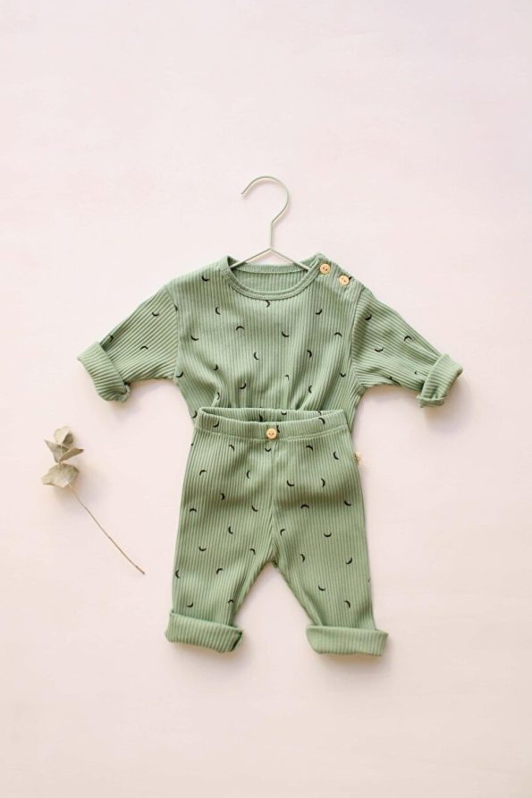 OhlalaKoala Moon Baby Outfit Set