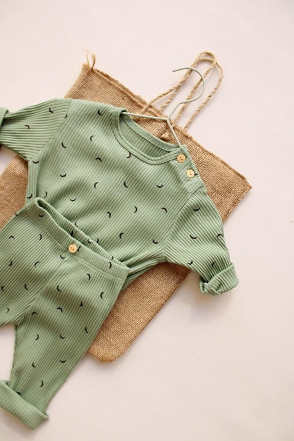 OhlalaKoala Moon Baby Outfit Set