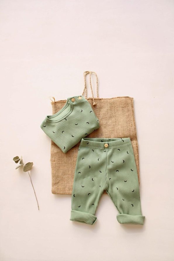 OhlalaKoala Moon Baby Outfit Set