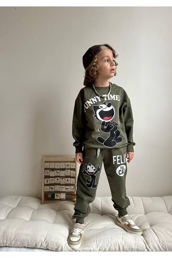 Yigit Boutique Character Print Boys' Outfit