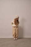 Oh La La Koala Beige Stitch Detail Tracksuit Set for Kids