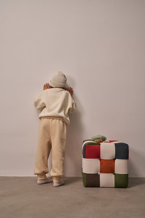 Oh La La Koala Beige Stitch Detail Tracksuit Set for Kids