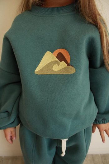Oh La La Koala Nefti Mountain Embroidered Kids Outfit