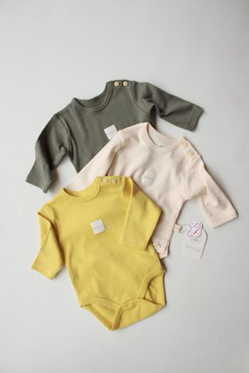 Oh La La Koala Three-Piece Basic Long Sleeve Bodysuit Set