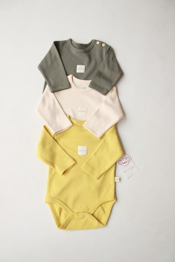 Oh La La Koala Three-Piece Basic Long Sleeve Bodysuit Set
