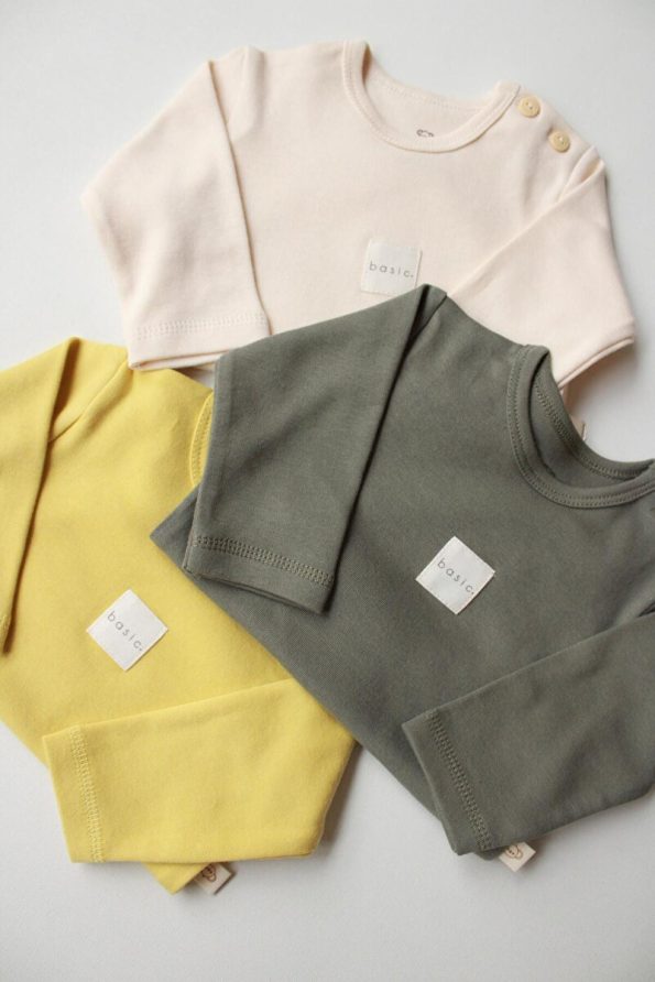 Oh La La Koala Three-Piece Basic Long Sleeve Bodysuit Set