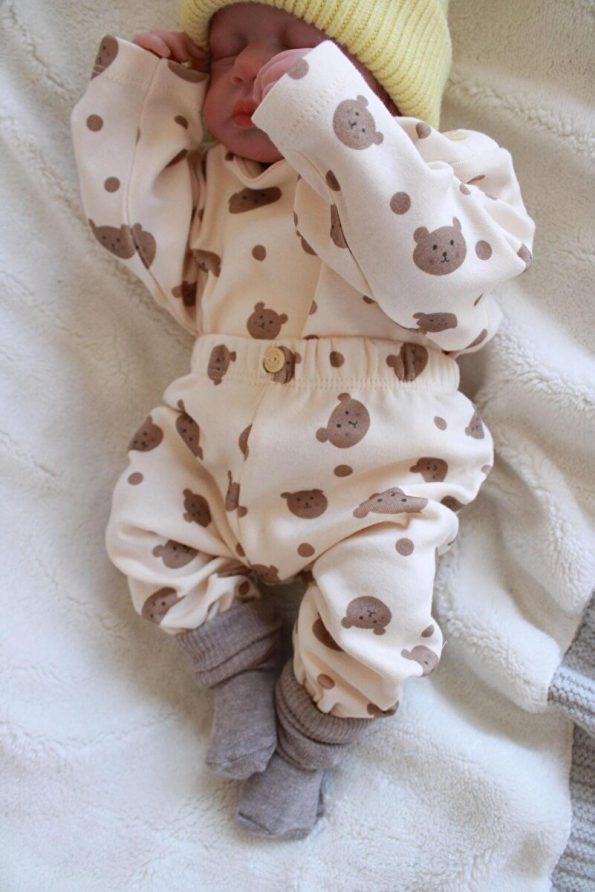 Oh La La Koala Cute Bear Print Baby Outfit