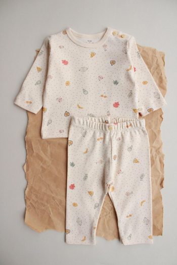 Oh La La Koala Fruit Print Baby Outfit