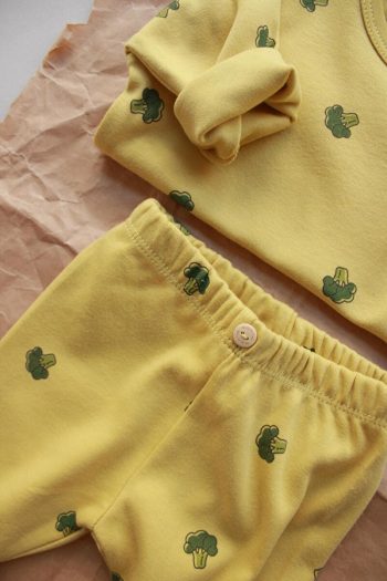Oh La La Koala Broccoli Print Baby Outfit