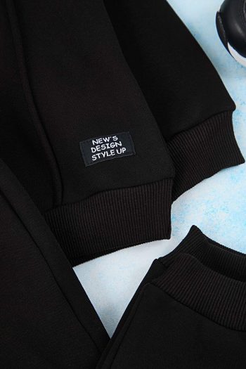 Trendyolmilla Kids Black Knit Top and Bottom Set