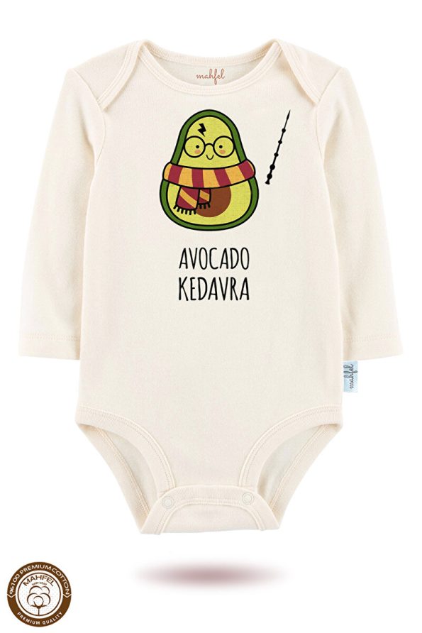 MAHFEL 3-Pack Premium Organic Short Sleeve Printed Baby Bodysuits