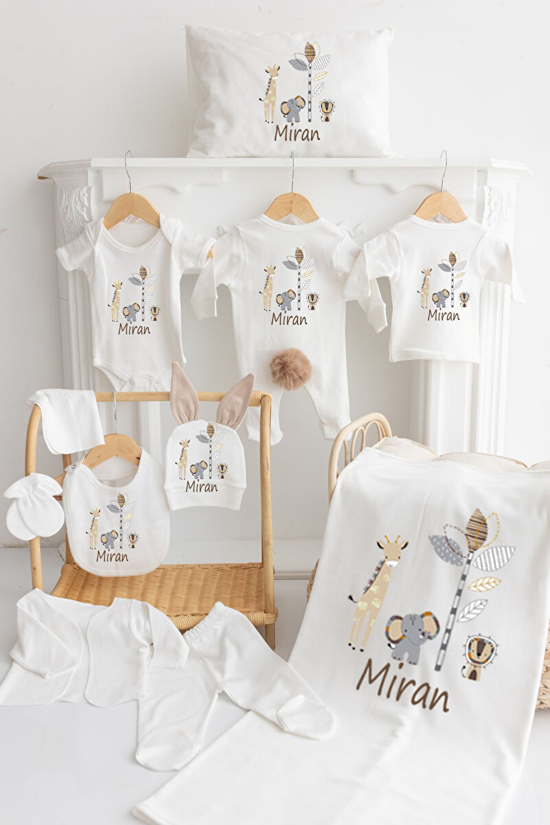 1_org_zoom-1347.jpg Bebe Wini 100% Cotton Printed Rabbit 11-Piece Hospital Set