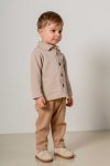 Bombe Baby Cotton Brown 2-Piece Set
