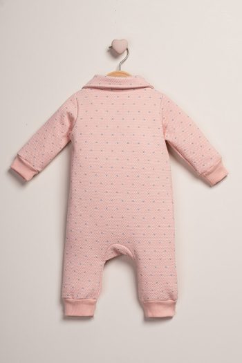 Baby Fou Zippered Baby Collar Jumpsuit