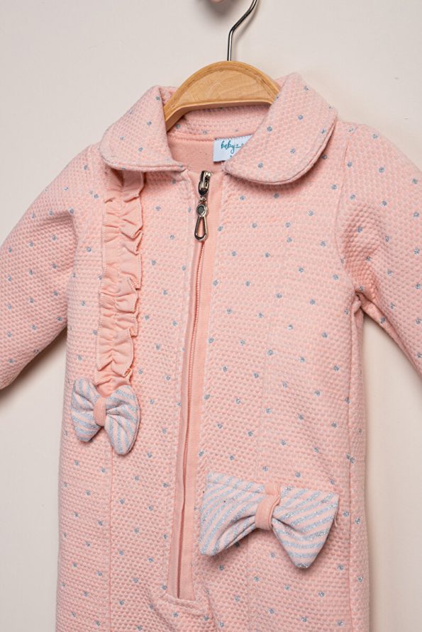 Baby Fou Zippered Baby Collar Jumpsuit