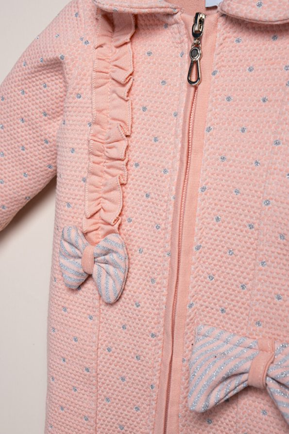 Baby Fou Zippered Baby Collar Jumpsuit