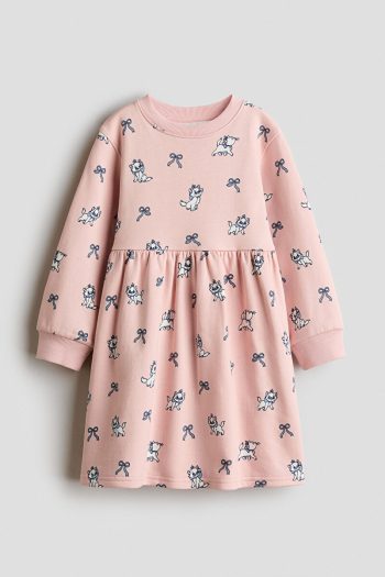 H&M Printed Sweatshirt Dress