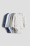 H&M Set of 5 Long Sleeve Bodysuits