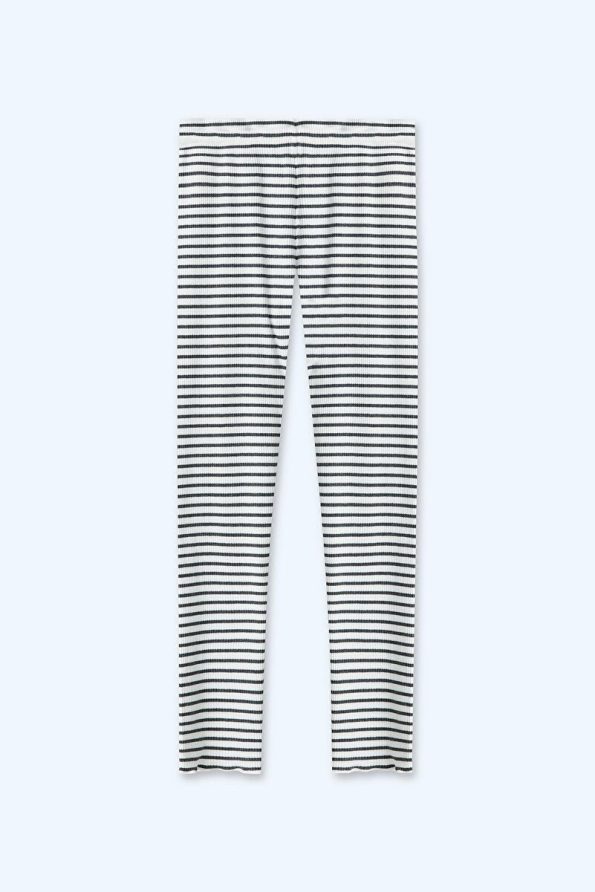 Brix Girls' Striped Outfit with Ribbed Leggings