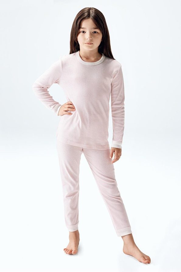Brix Pink Girls' Pajama Set