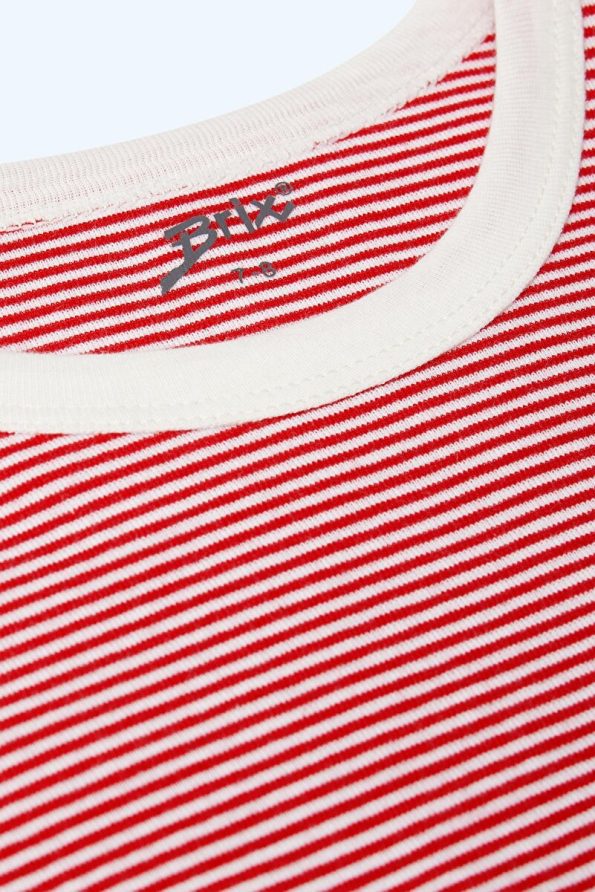 Brix Girls' Red Striped Pajama Set