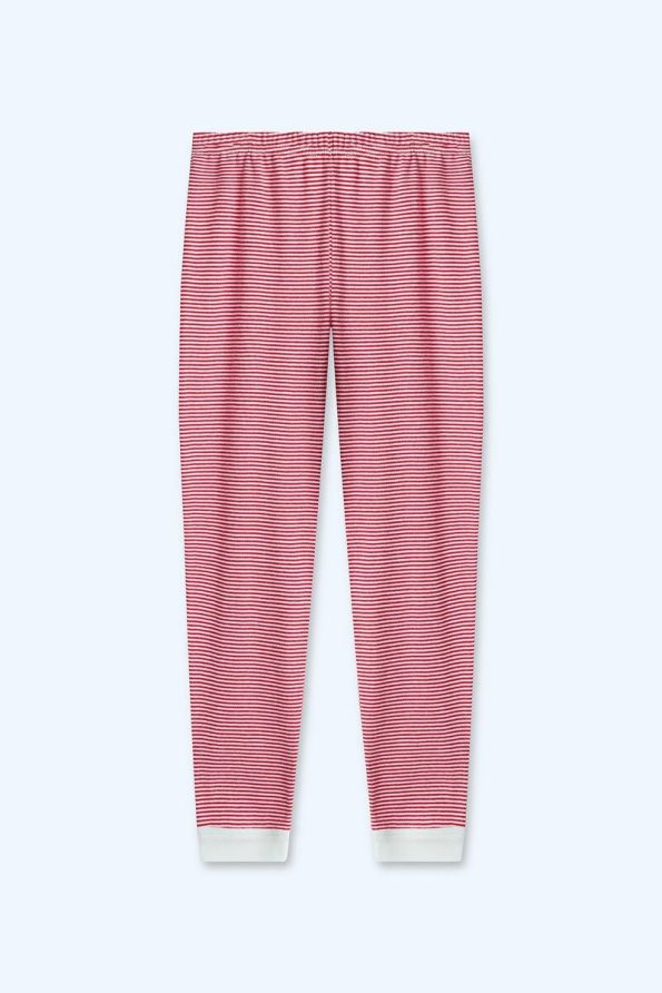 Brix Girls' Red Striped Pajama Set