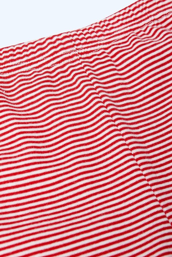 Brix Girls' Red Striped Pajama Set