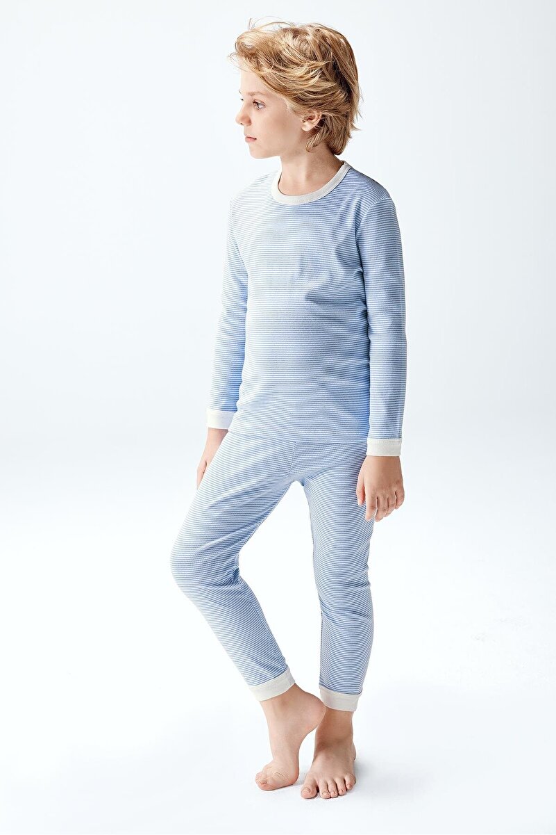 1_org_zoom-1479.jpg Brix Boys' Pajama Set in Medium Blue