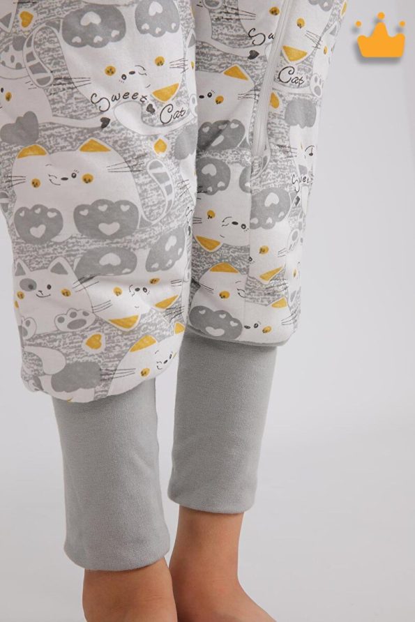 Babyhola 2.5 Tog Premium Quality Thick Fiber Filled Long Sleeve Sleeping Bag for Kids 2-9 Years