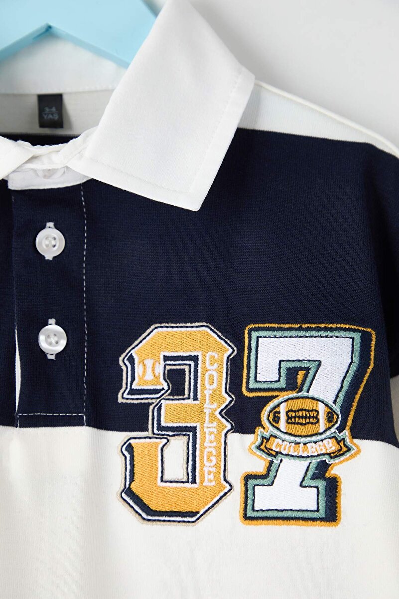 1_org_zoom-1582.jpg Trendyolmilla Kids Ecru Embroidered Regular Fit Sweatshirt for Boys