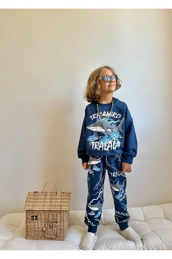 YIGIT BOUTIQUE Character Patterned Boys' Outfit