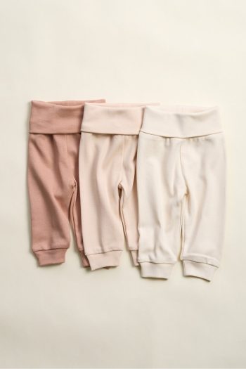 Bondberro 3-Piece High Waist Newborn and Baby Leggings Set