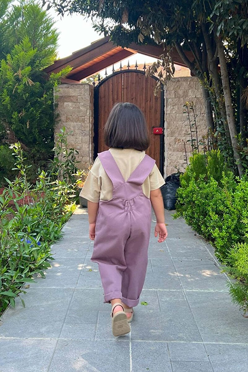 1_org_zoom-1677.jpg Ceylan Authentic Soft Lilac Duck Linen Dungaree for Kids