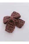 Pure Lille Bow Clip (Knitted - Single)