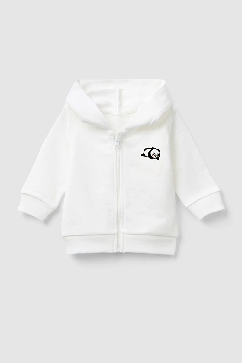 1_org_zoom-1693.jpg LUESS Unisex Baby Panda Embroidered Cotton Cardigan