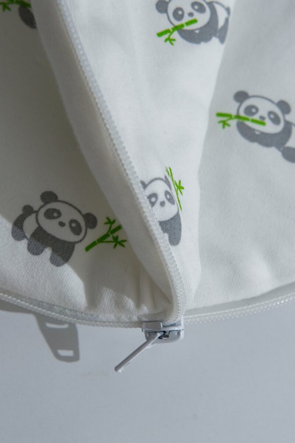 Homytextiles Baby Sleeping Bag - Fiber Filled - 100% Cotton Jersey Fabric, 2.7 Tog Side Opening with Zipper