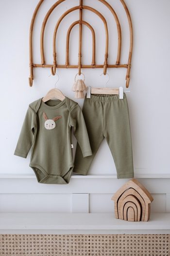 Frelida Baby & Kids 100% Cotton Cute Animal Embroidered Baby Set