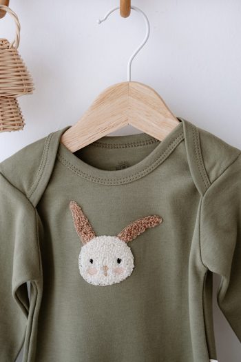 Frelida Baby & Kids 100% Cotton Cute Animal Embroidered Baby Set