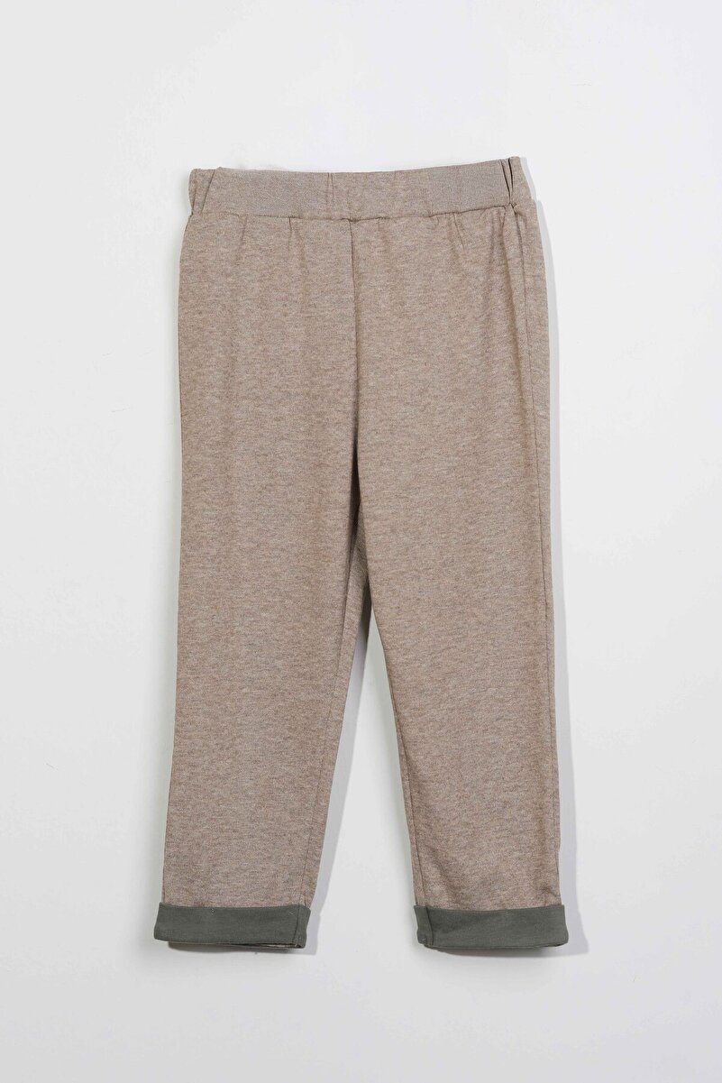 1_org_zoom-1755.jpg LUESS Boys' Hooded Button Detail Seasonal Outfit - Beige