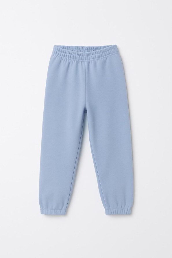 LUESS Unisex Kids Cotton Soft Textured Jogger Pajama Bottoms