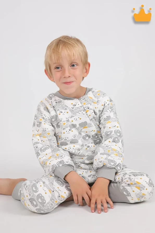 Babyhola 2.5 Tog Premium Quality Thick Fiber Filled Long Sleeve Sleeping Bag for Kids 2-9 Years