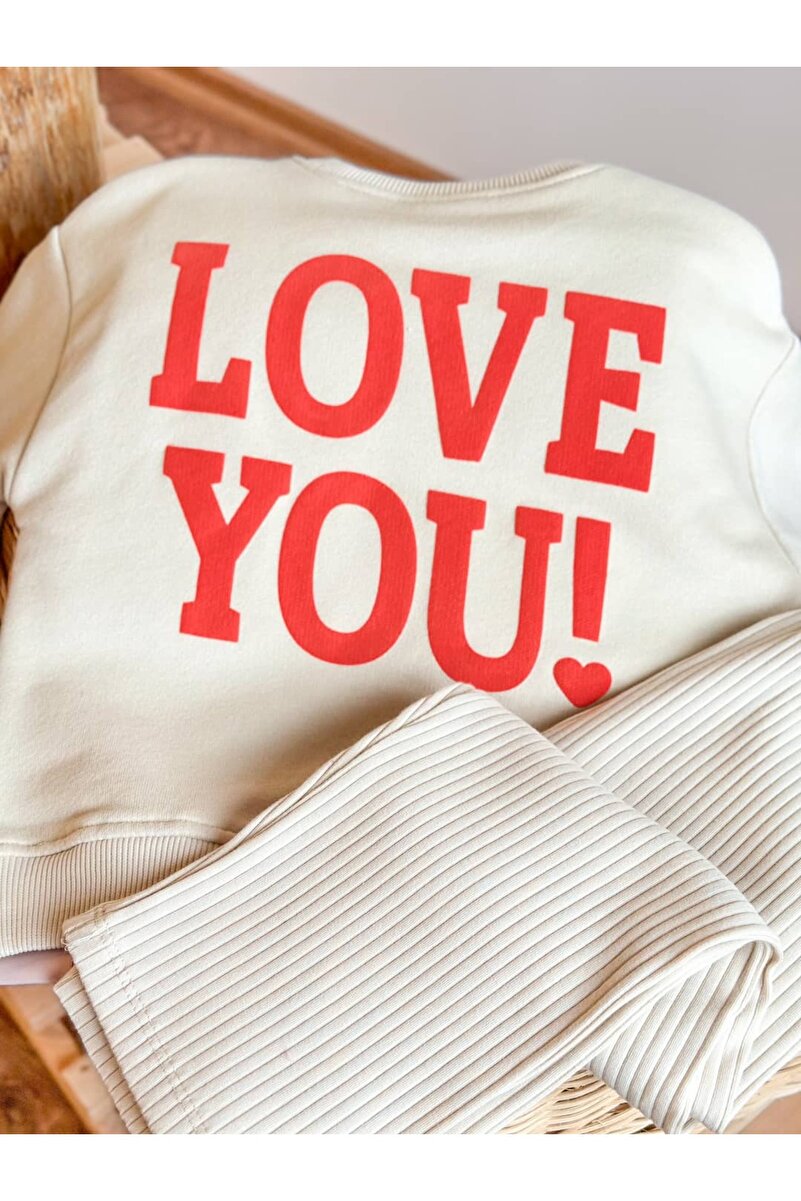 1_org_zoom-1802.jpg Pinkitokids LOVE Printed Girls' Outfit