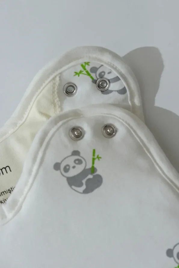 Homytextiles Baby Sleeping Bag - Fiber Filled - 100% Cotton Jersey Fabric, 2.7 Tog Side Opening with Zipper