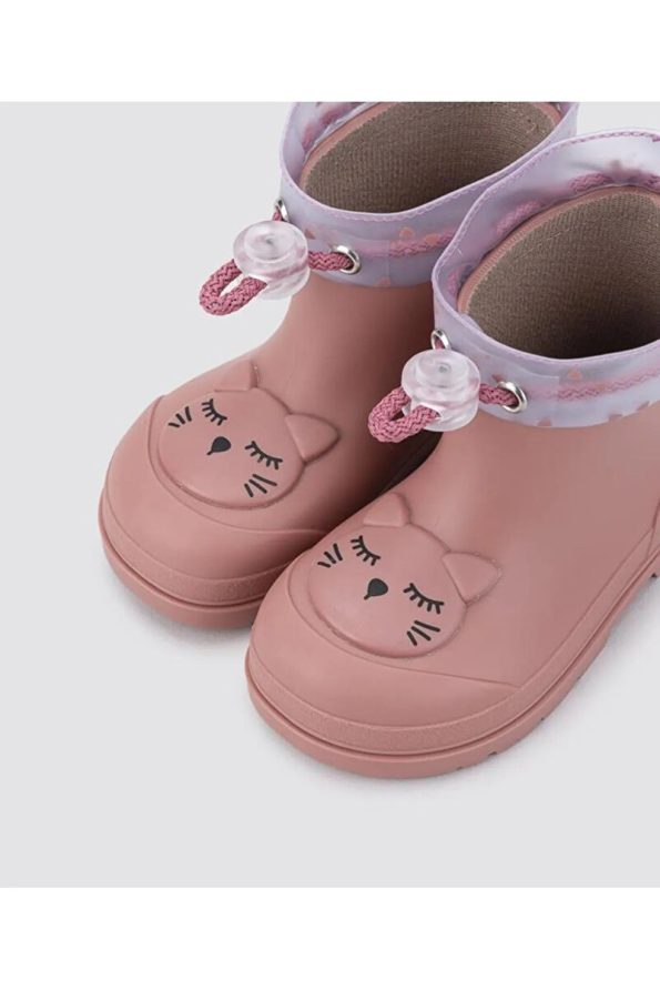IGOR Mendi Gato Girls' Rain Boots in Dusty Pink