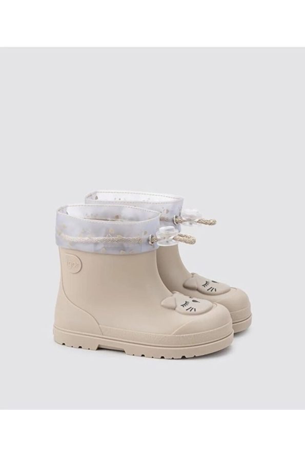 IGOR Mendi Gato Girls' Rain Boots Beige