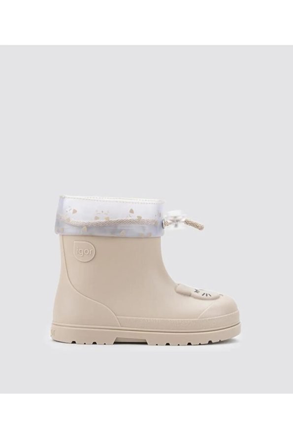 IGOR Mendi Gato Girls' Rain Boots Beige