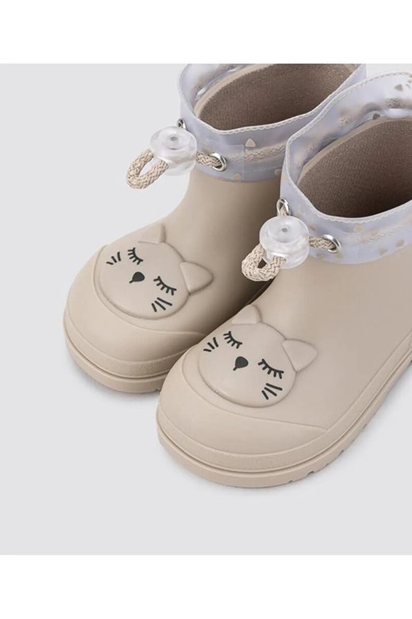 IGOR Mendi Gato Girls' Rain Boots Beige
